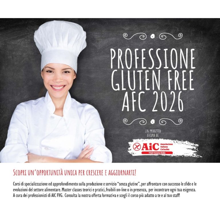 Professione gluten free AFC 2026 - ridotto